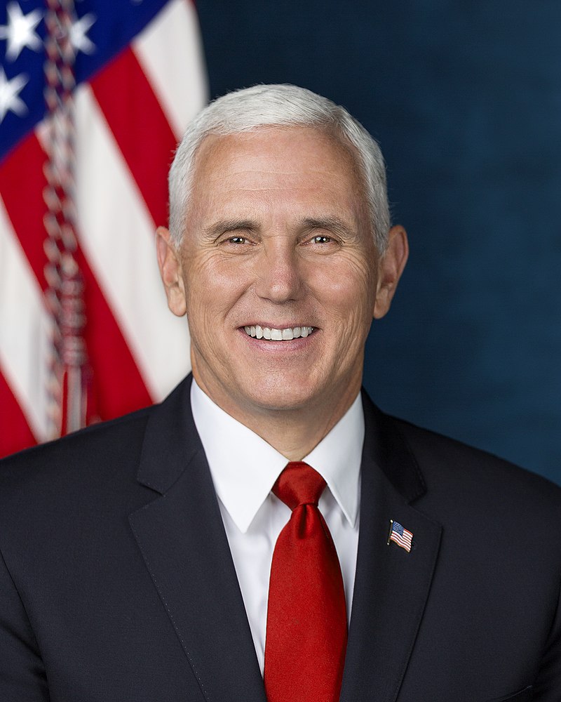 Mike Pence vill bli president.